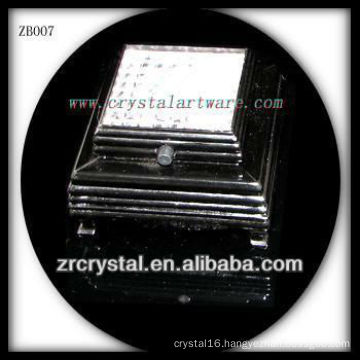 Black Plastic LED Light Base for Crystal